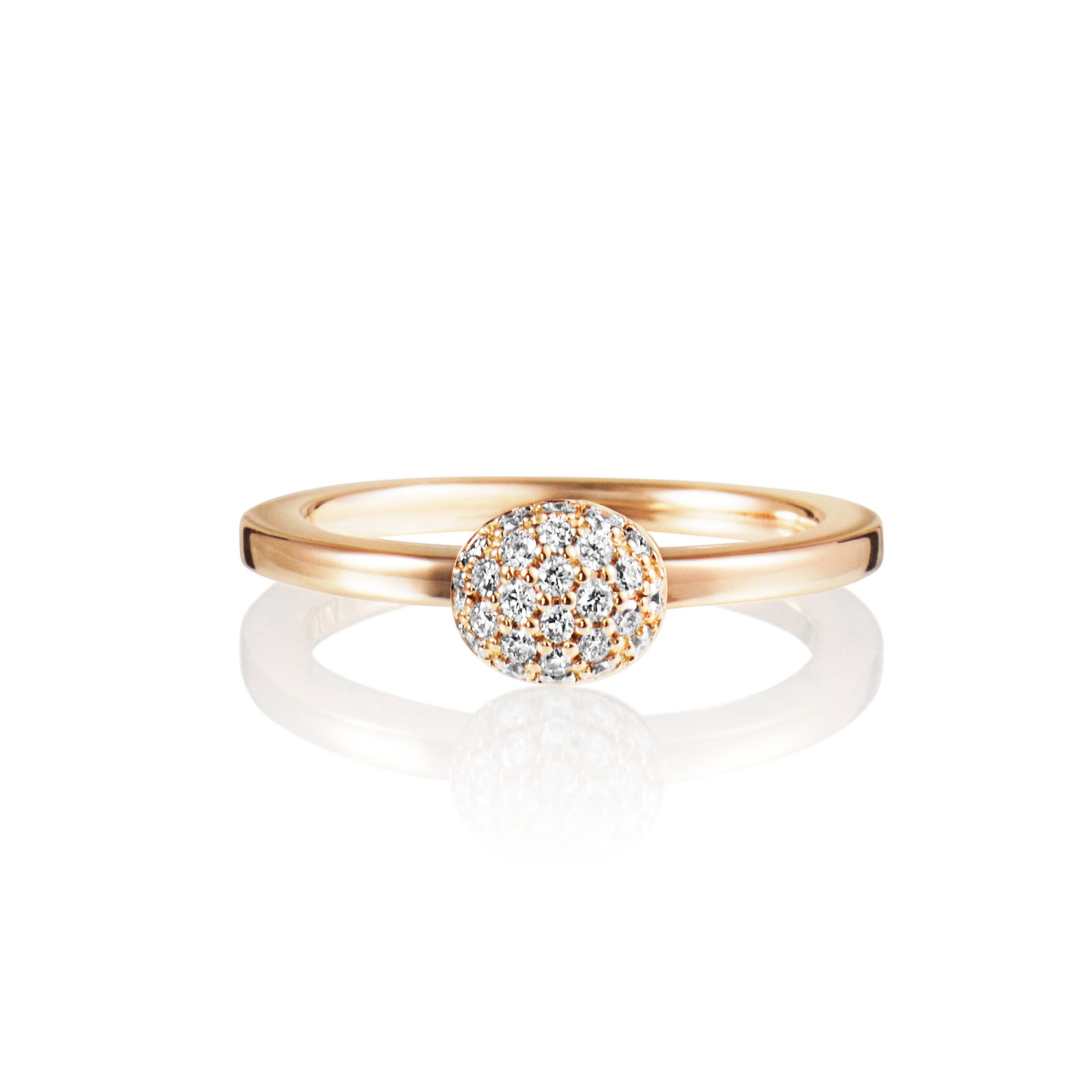 Love Bead Ring - Diamonds
