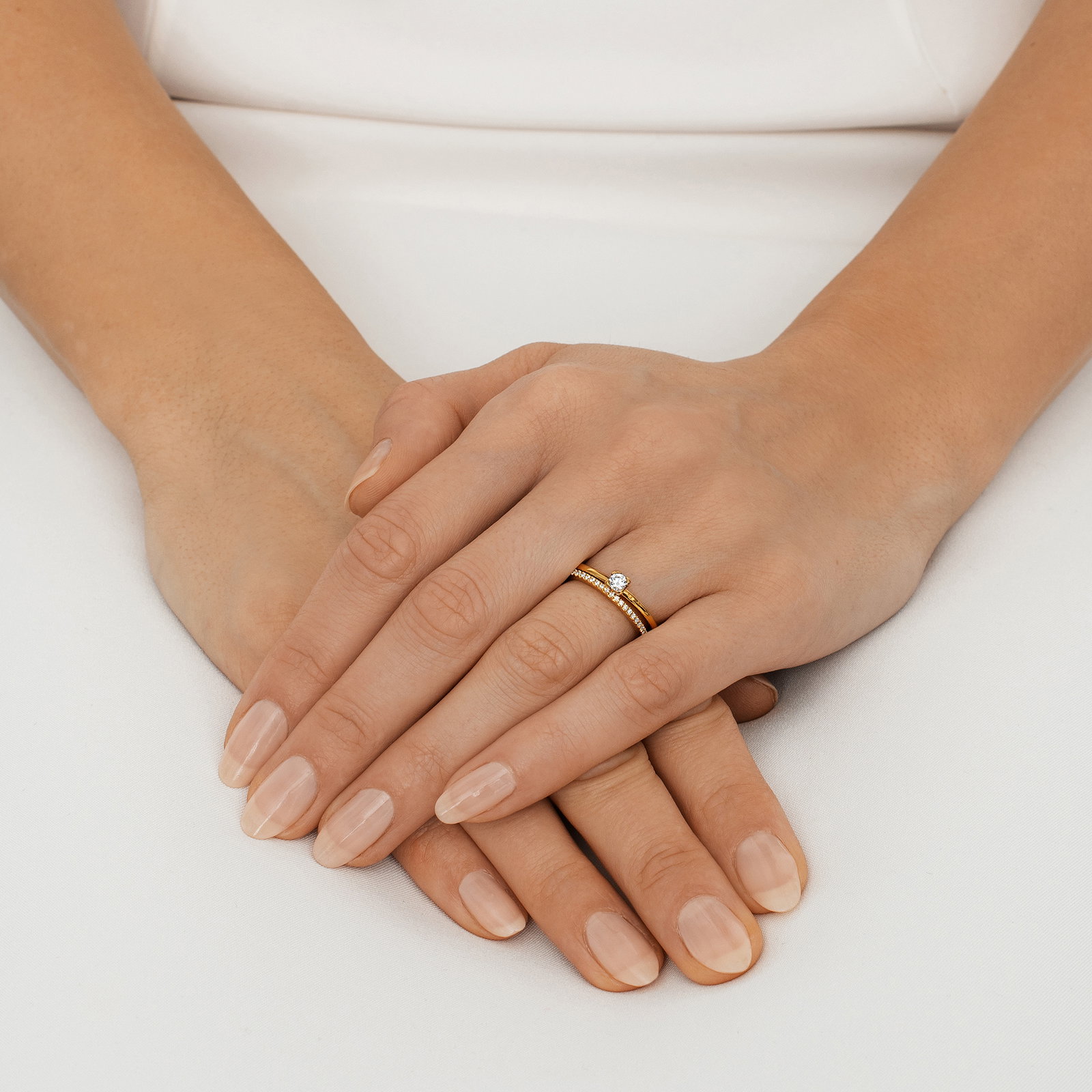 Love Bead Wedding Ring 0.19 ct