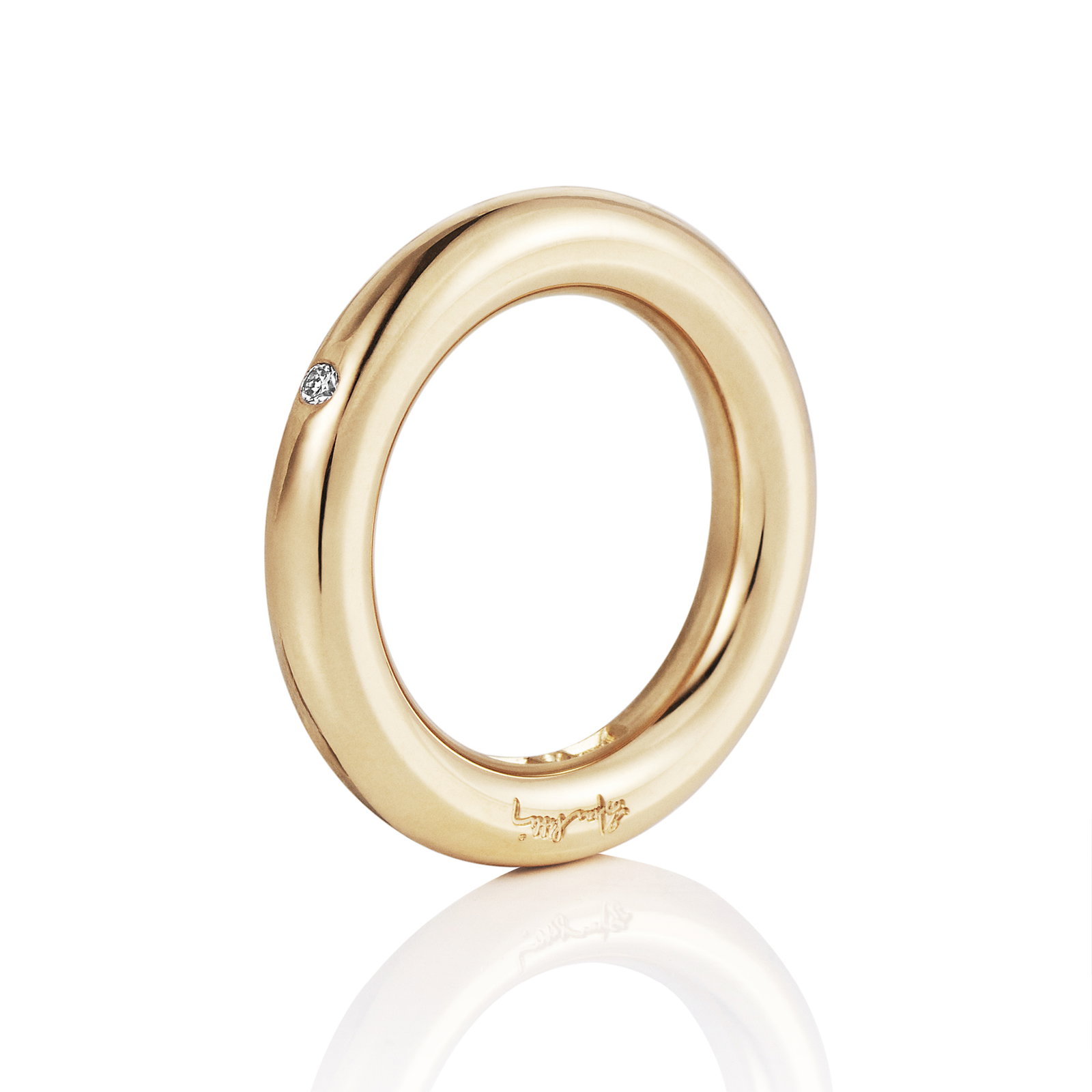 One Love & Stars Ring 0.03 ct