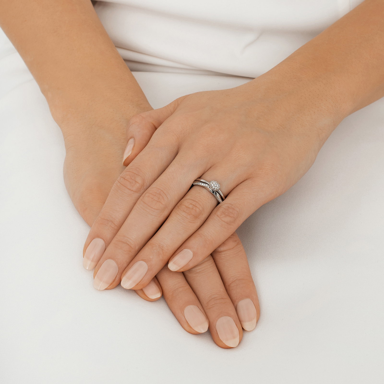 Love Bead Ring - Diamonds