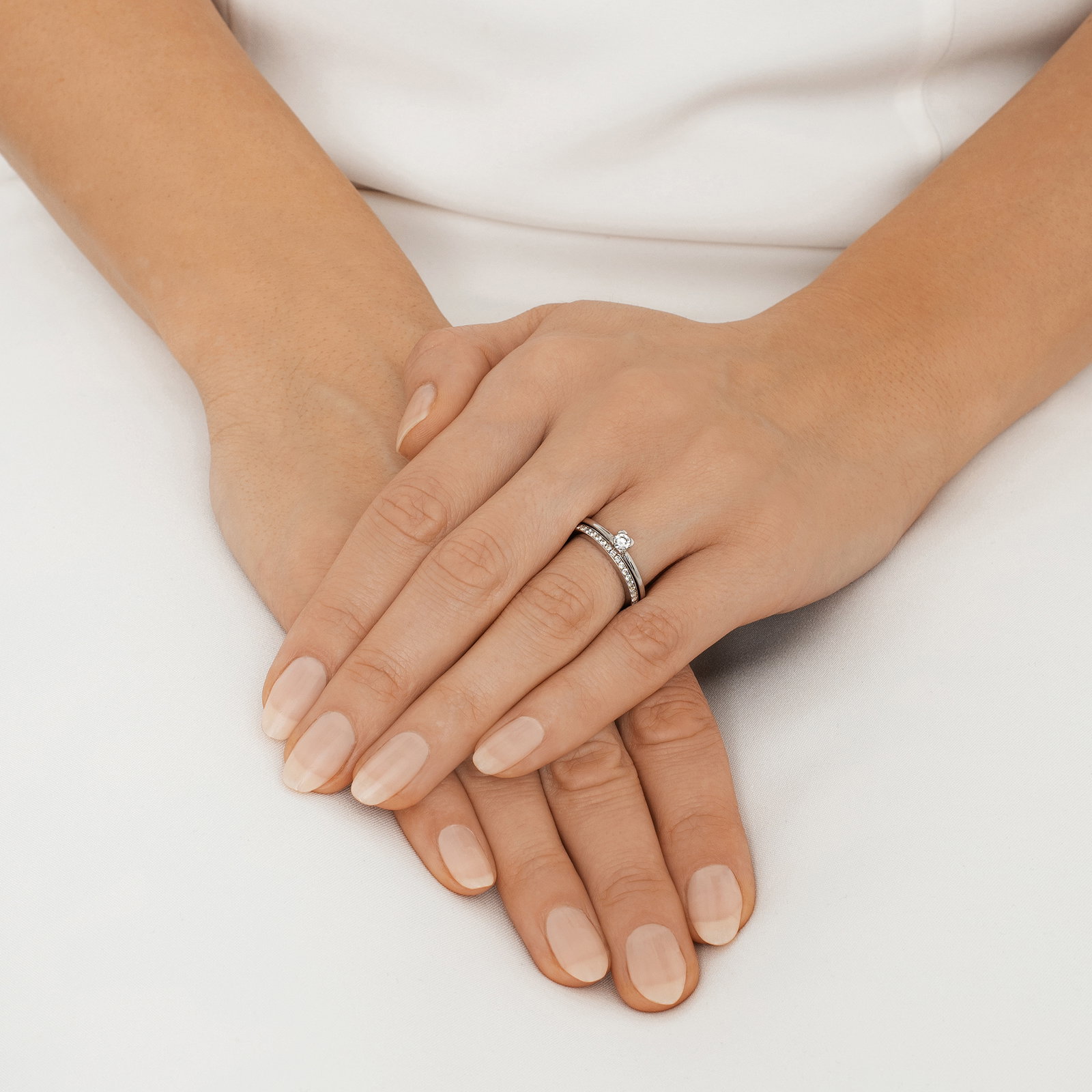 Love Bead Wedding Ring 0.19 ct