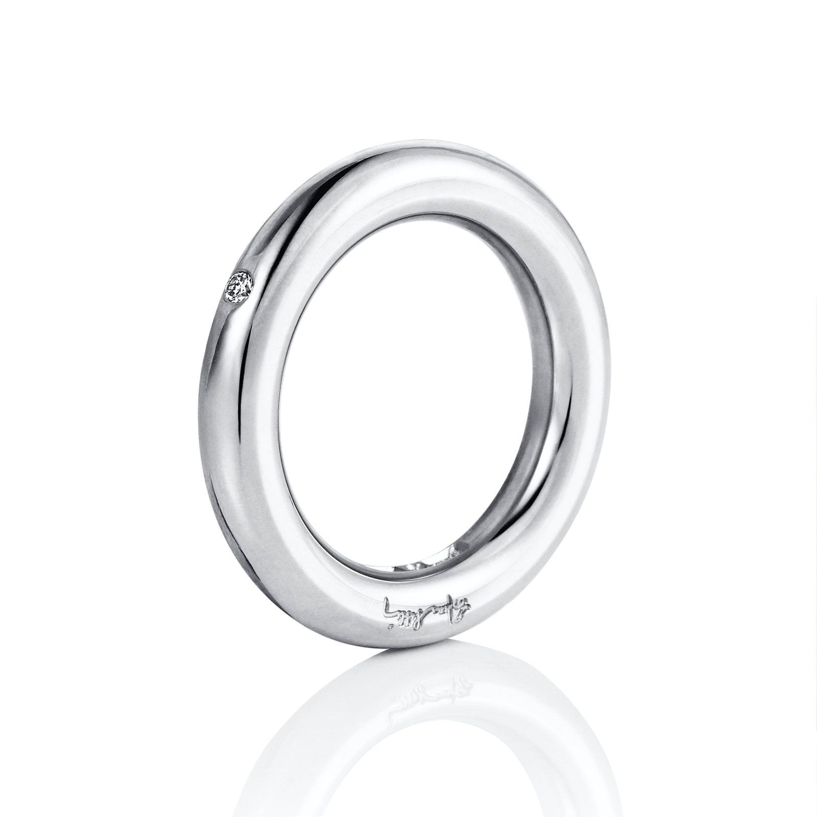 One Love & Stars Ring 0.03 ct