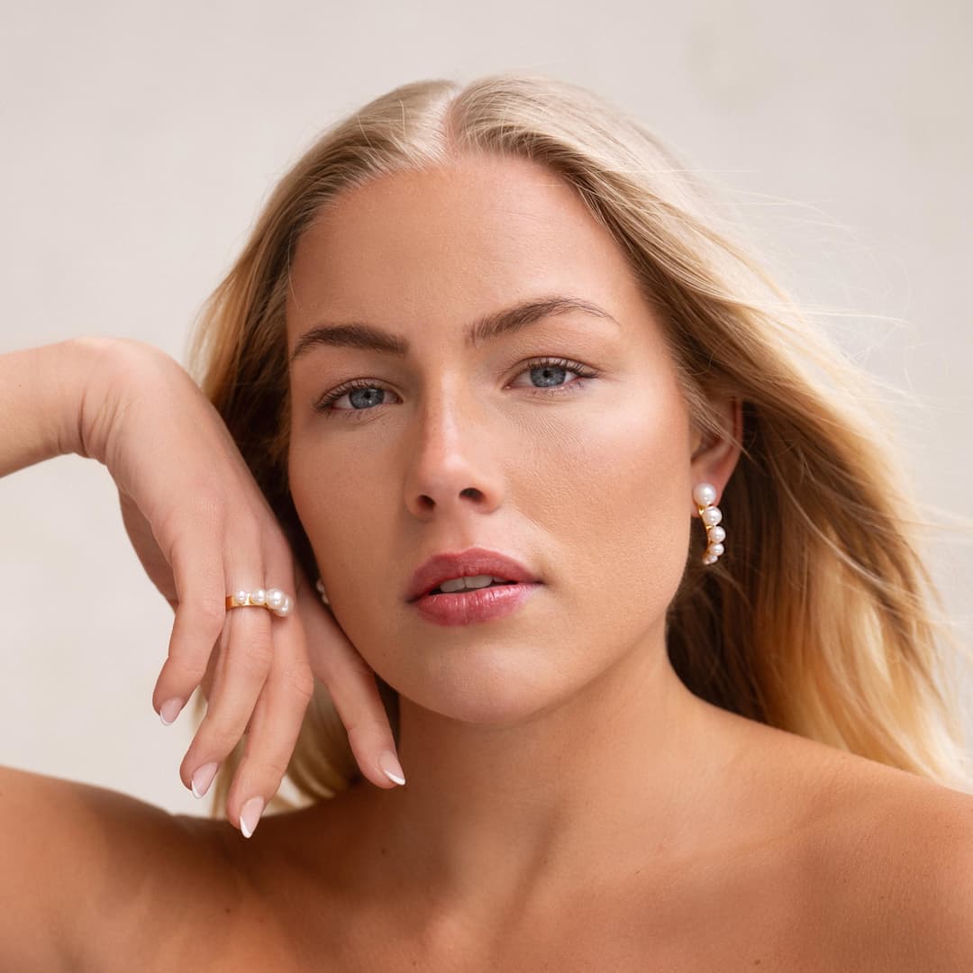 Strings Of Pearls Ring