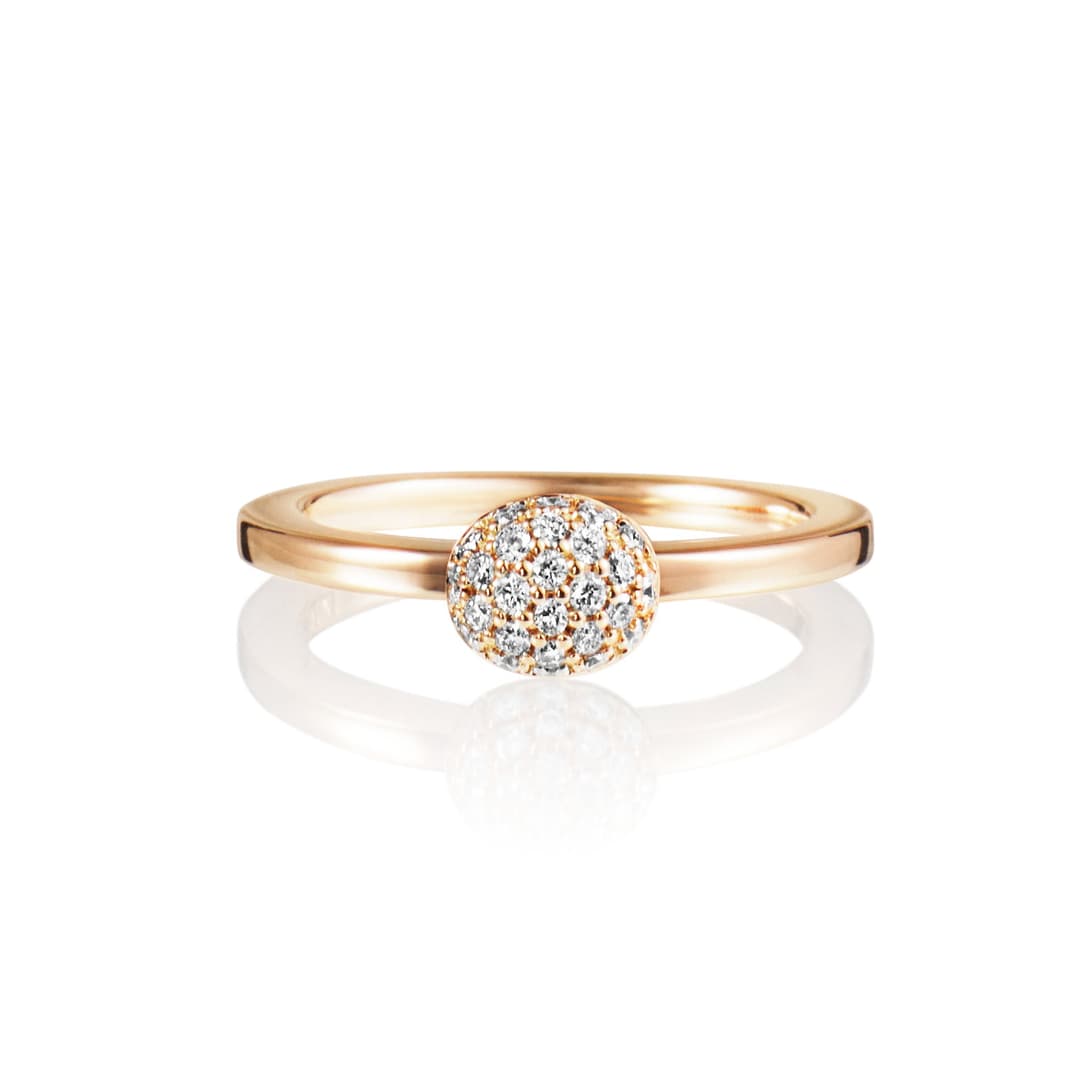 Love Bead Ring - Diamonds