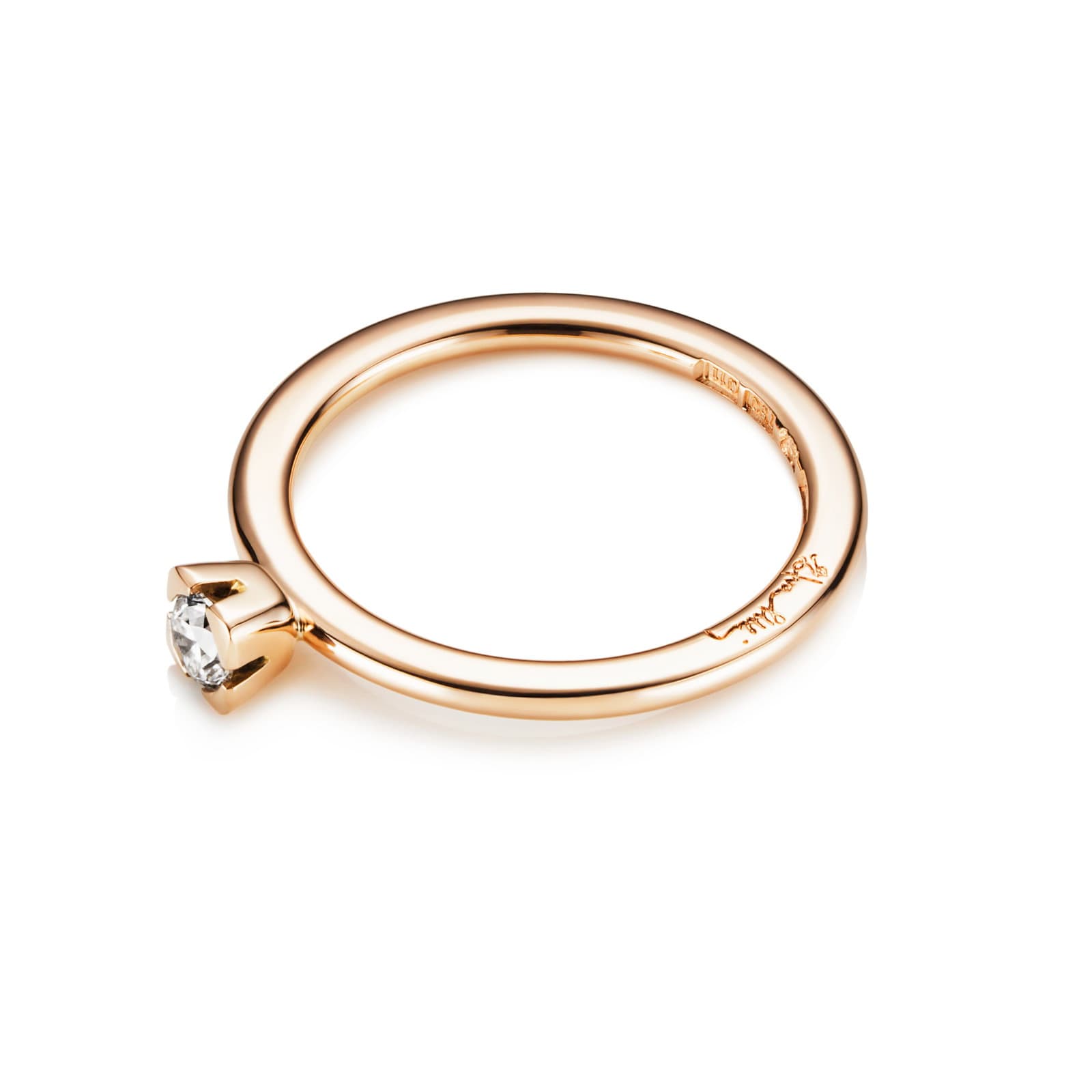 Love Love Bead Wedding Ring 0.19 ct - undefined 4 - Efva Attling