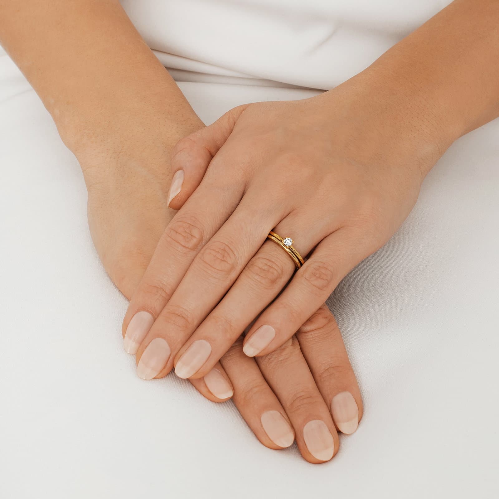 Love Love Bead Wedding Ring 0.19 ct - undefined 6 - Efva Attling