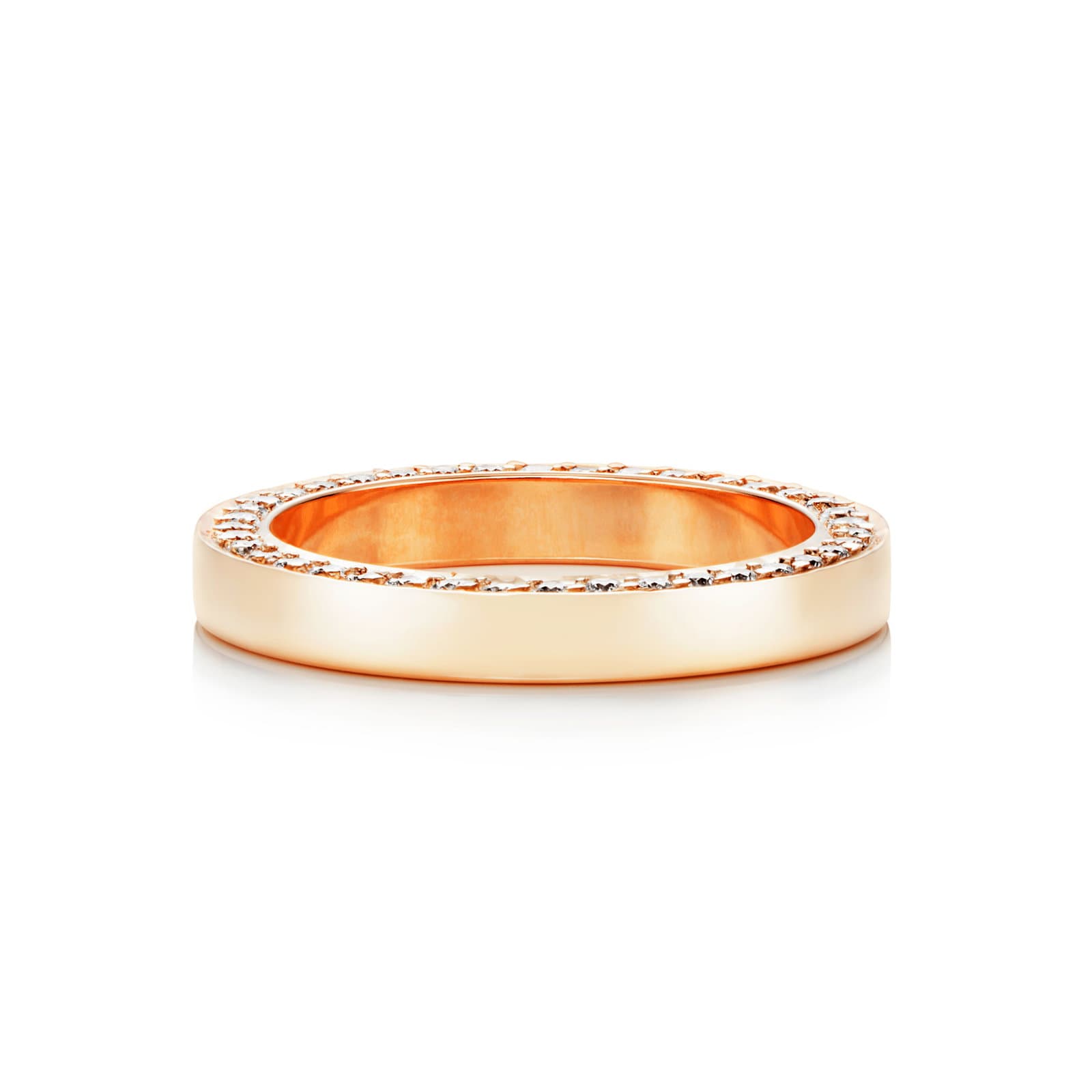 Half Half Round & Stars On Side Ring - undefined 4 - Efva Attling