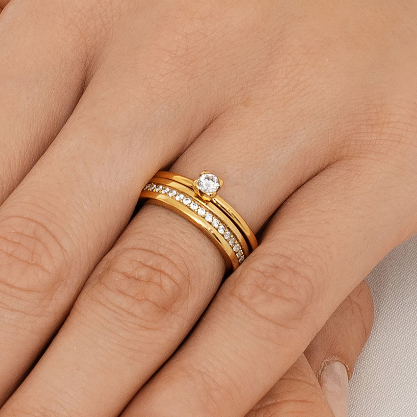 4½ 4½ & Stars Ring - undefined 5 - Efva Attling