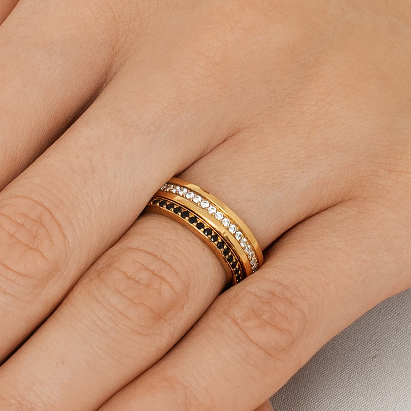 4½ 4½ & Stars Ring - undefined 7 - Efva Attling