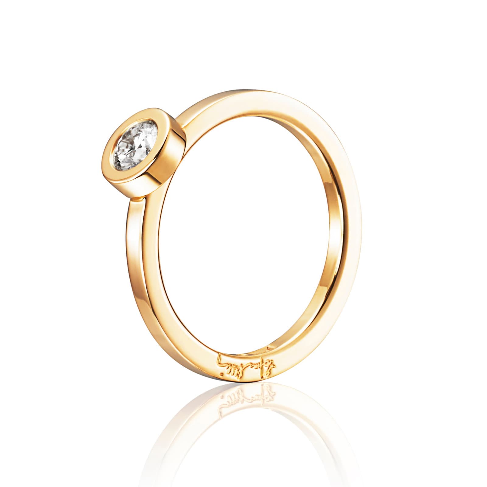 The The Wedding Thin Ring 0.30 ct - undefined 3 - Efva Attling