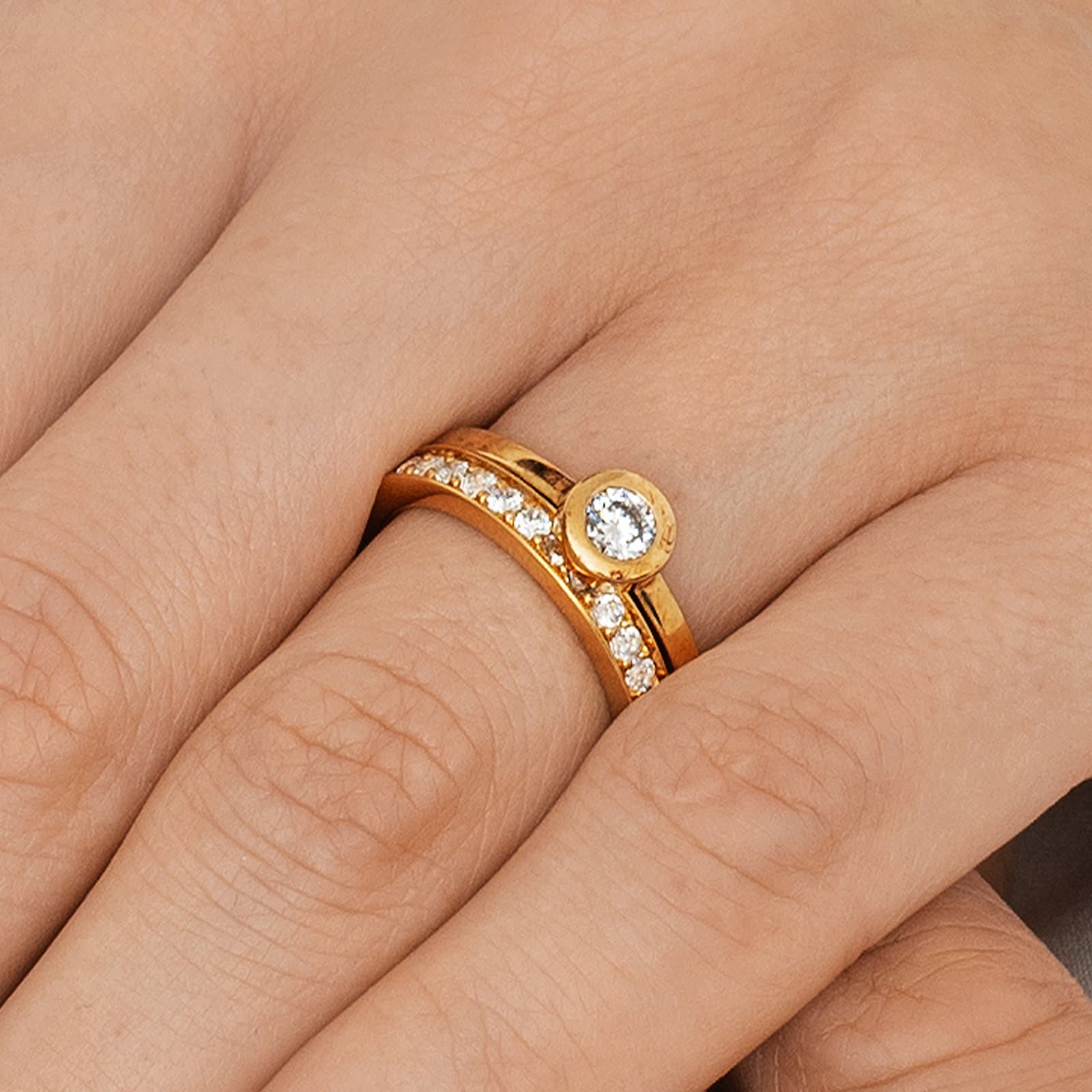 The The Wedding Thin Ring 0.30 ct - undefined 5 - Efva Attling