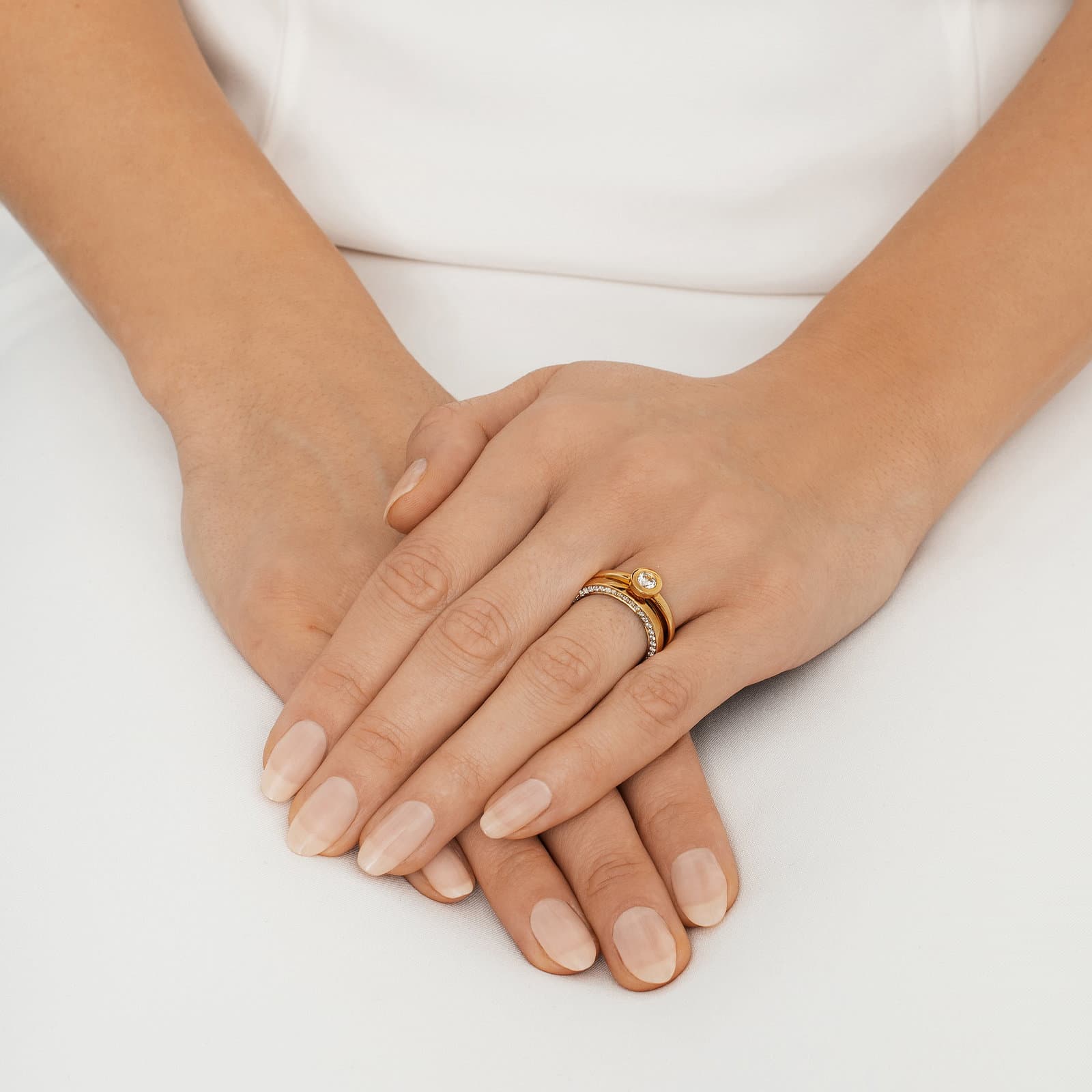 The The Wedding Thin Ring 0.30 ct - undefined 8 - Efva Attling