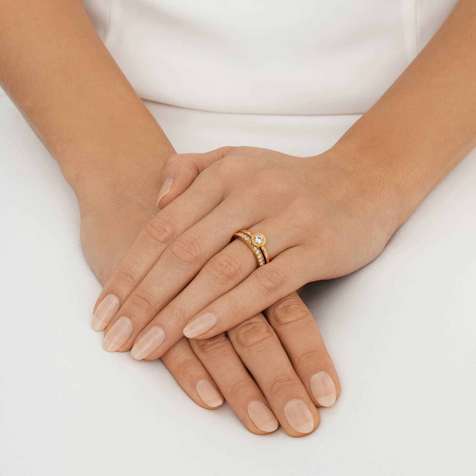 The The Wedding Thin Ring 0.40 ct - undefined 2 - Efva Attling
