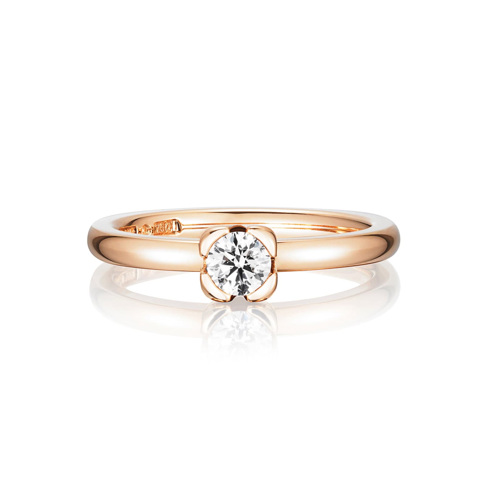 Love Love Bead Wedding Ring 0.30 ct - undefined 1 - Efva Attling