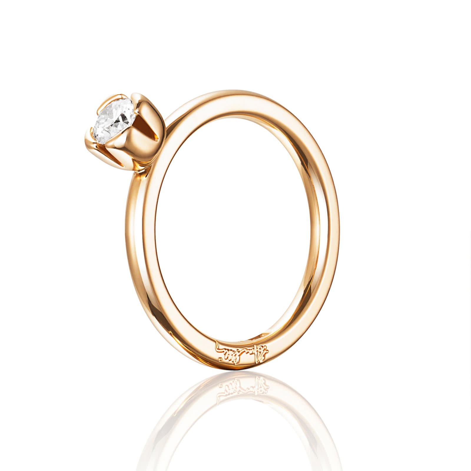 Love Love Bead Wedding Ring 0.30 ct - undefined 3 - Efva Attling