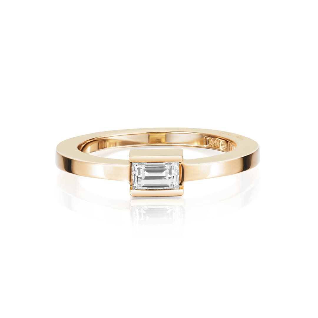 Deco Wedding Ring 0.36 ct