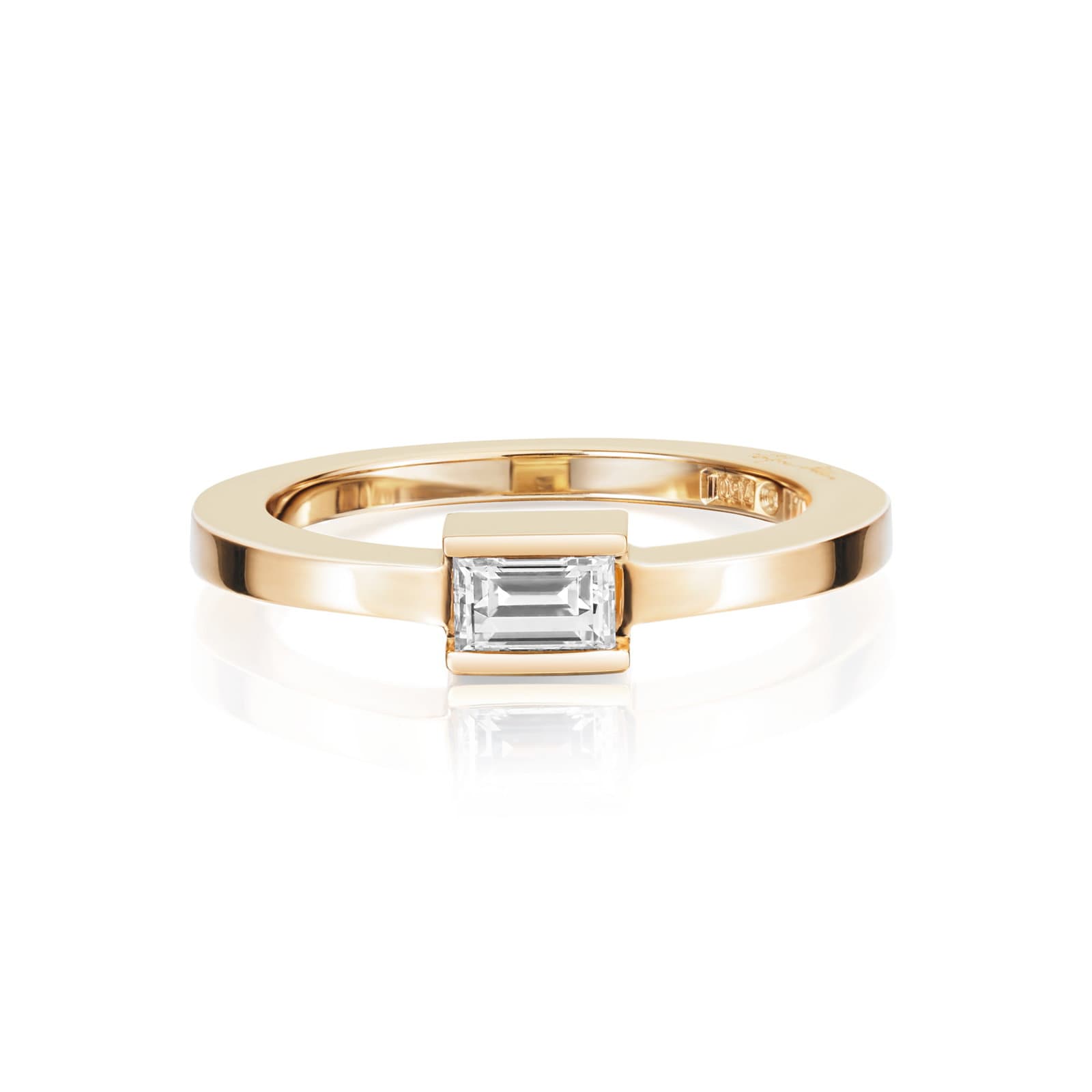 Deco Deco Wedding Ring 0.36 ct - undefined 1 - Efva Attling