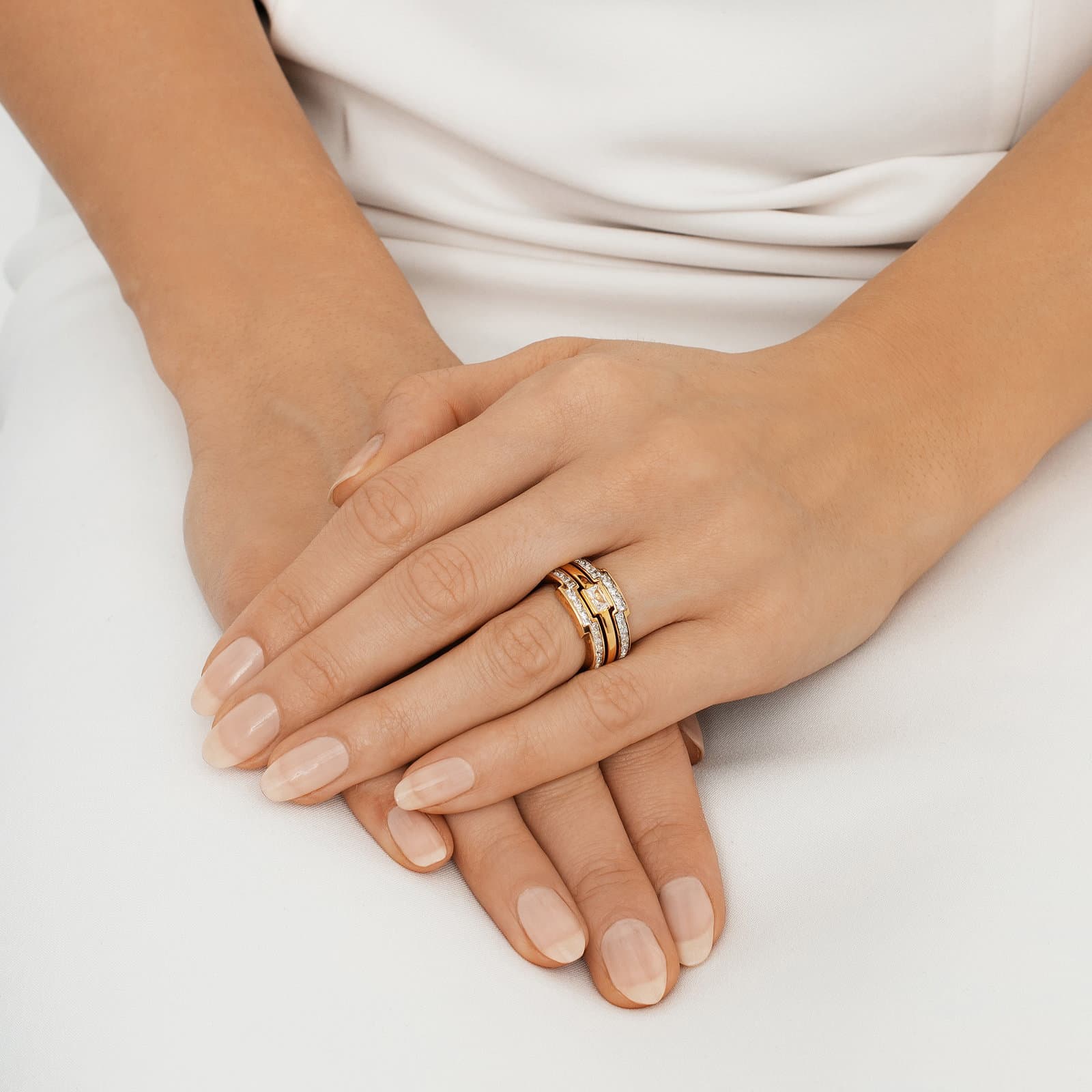 Deco Deco Wedding Ring 0.36 ct - undefined 6 - Efva Attling