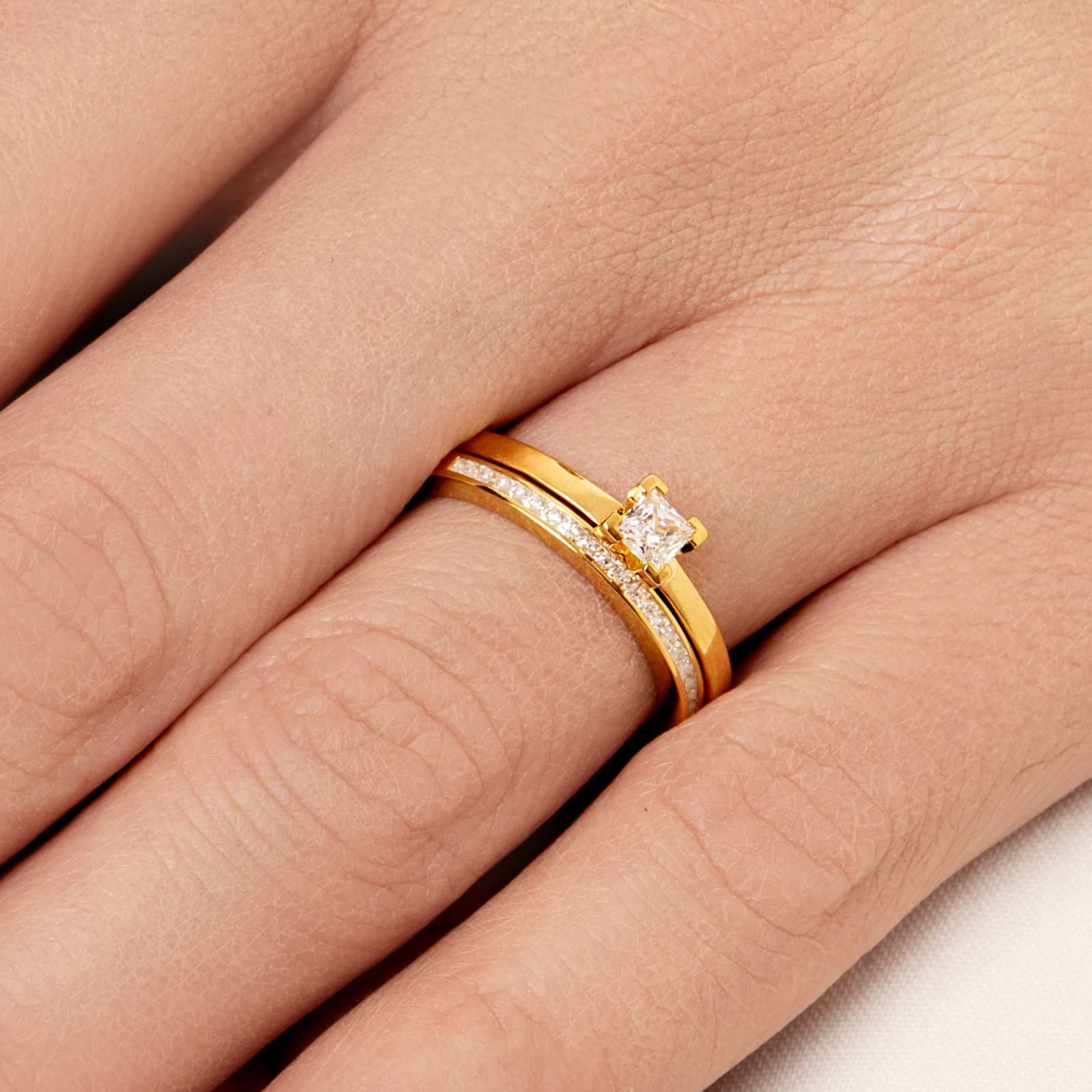 Solo Solo Star Ring 0.30 ct - undefined 3 - Efva Attling