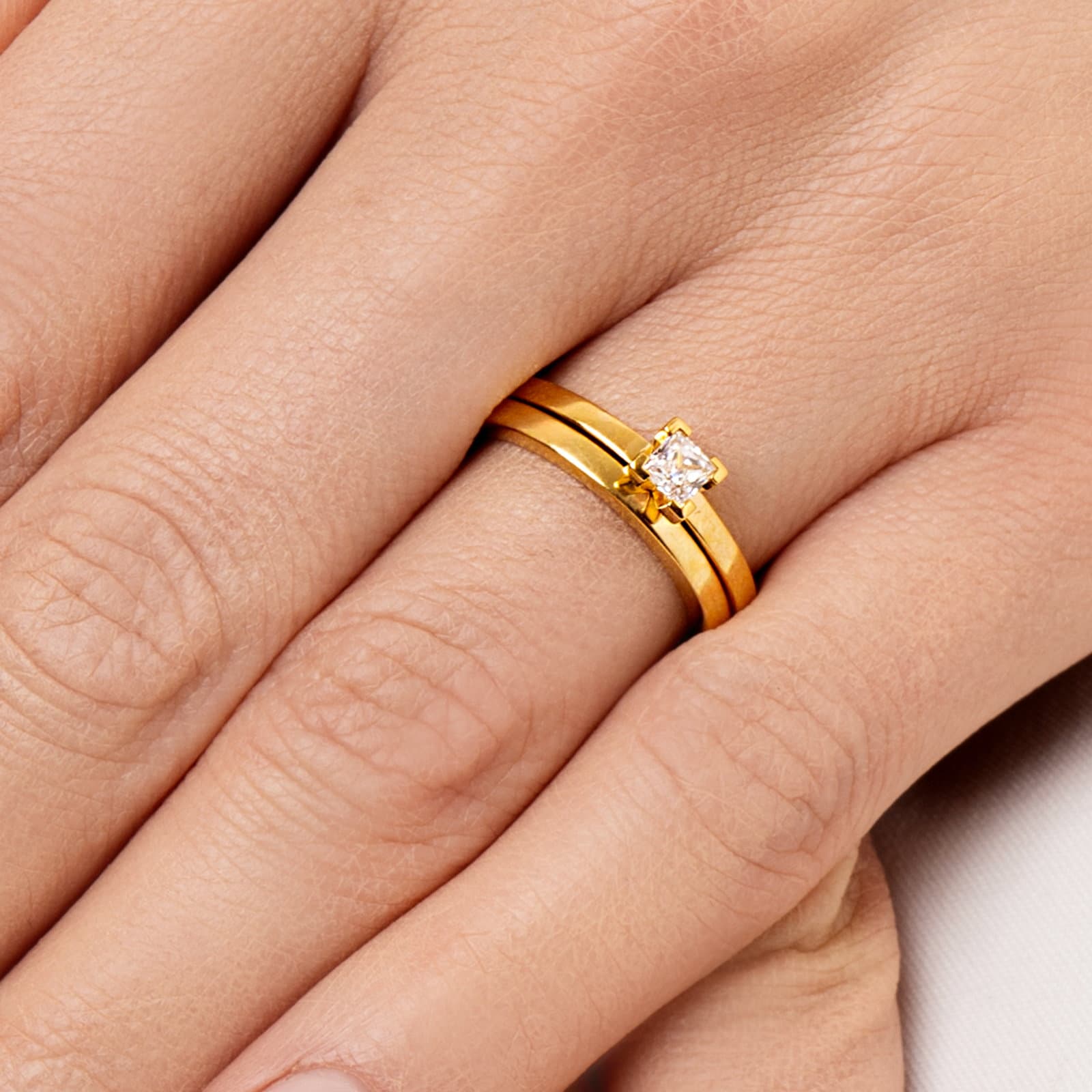 Solo Solo Star Ring 0.30 ct - undefined 7 - Efva Attling