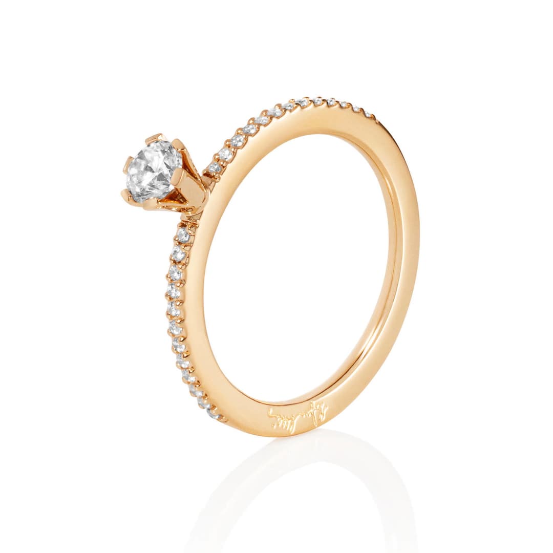 High On Love & Stars Ring 0.30 ct
