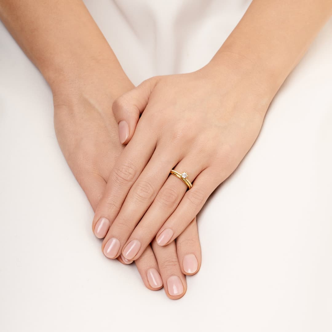 High On Love & Stars Ring 0.30 ct