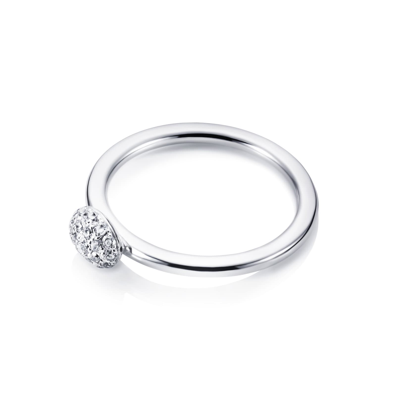 Love Love Bead Ring - Diamonds - undefined 4 - Efva Attling