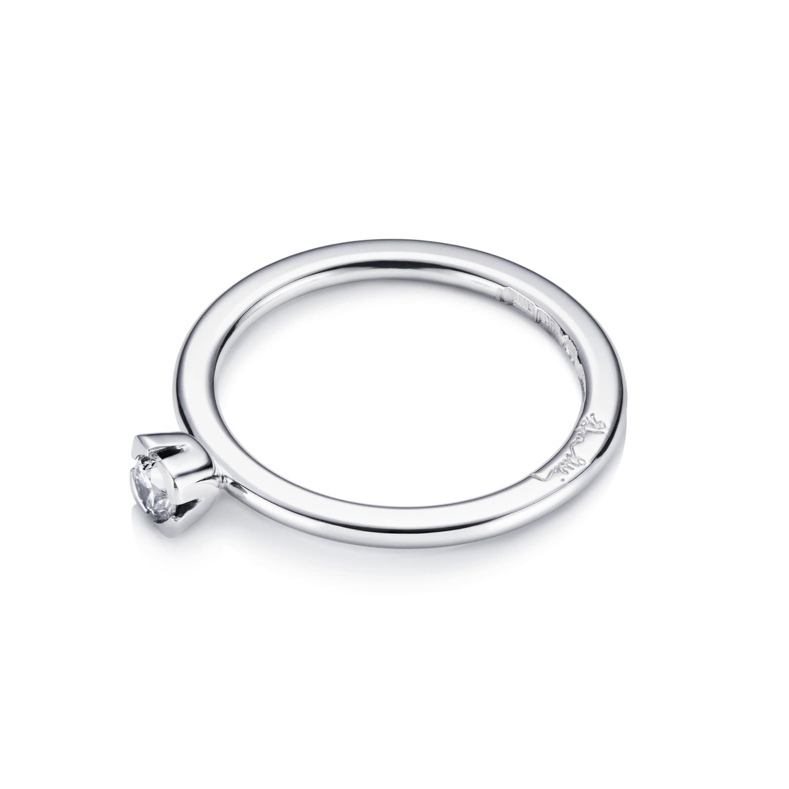 Love Love Bead Wedding Ring 0.19 ct - undefined 4 - Efva Attling