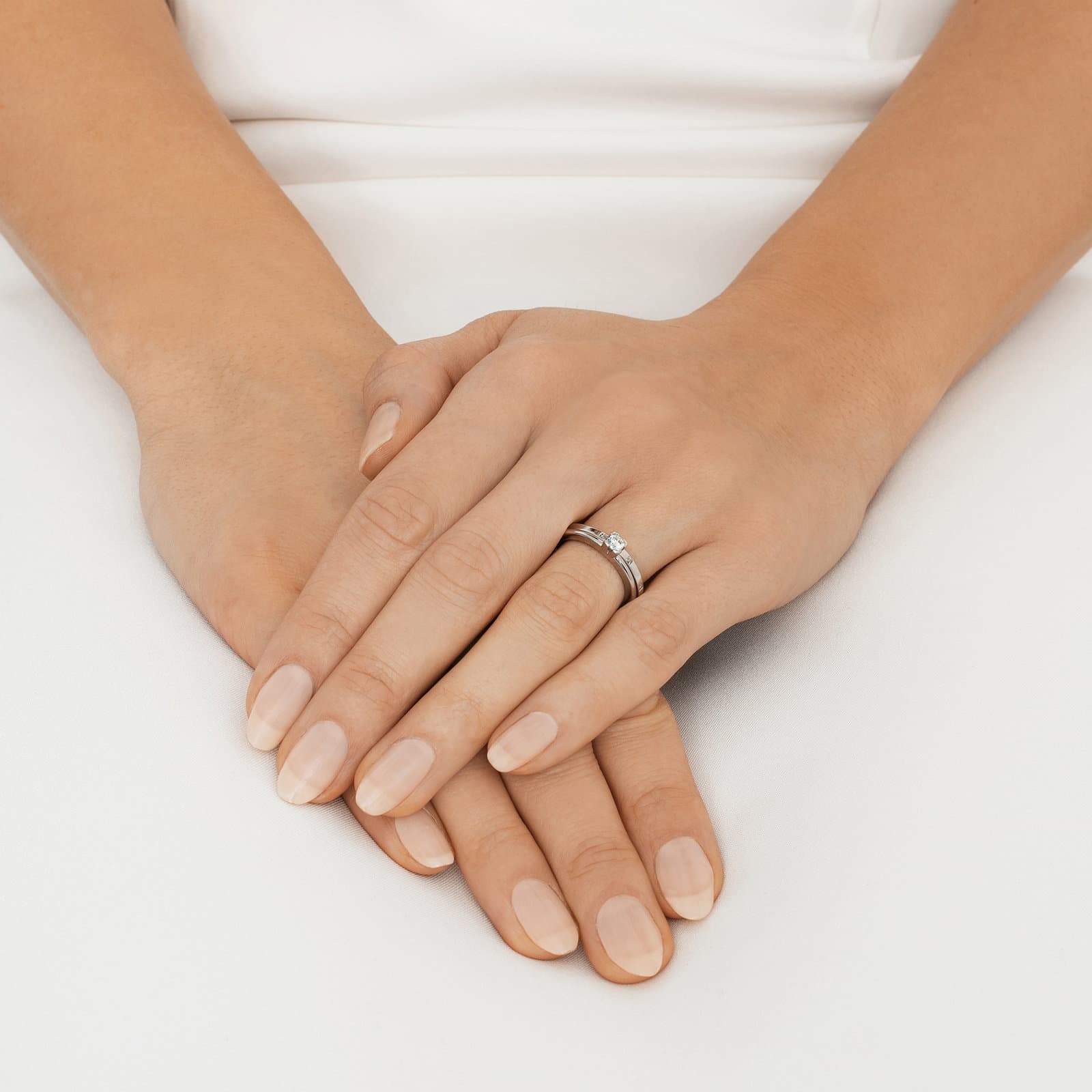 Love Love Bead Wedding Ring 0.19 ct - undefined 6 - Efva Attling