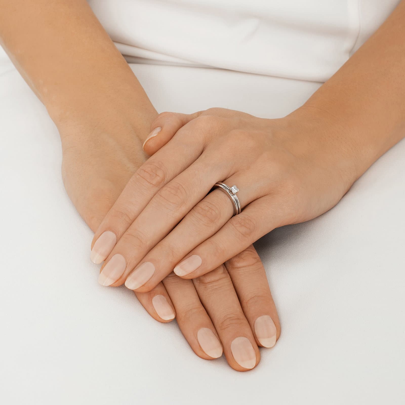 Love Love Bead Wedding Ring 0.19 ct - undefined 8 - Efva Attling