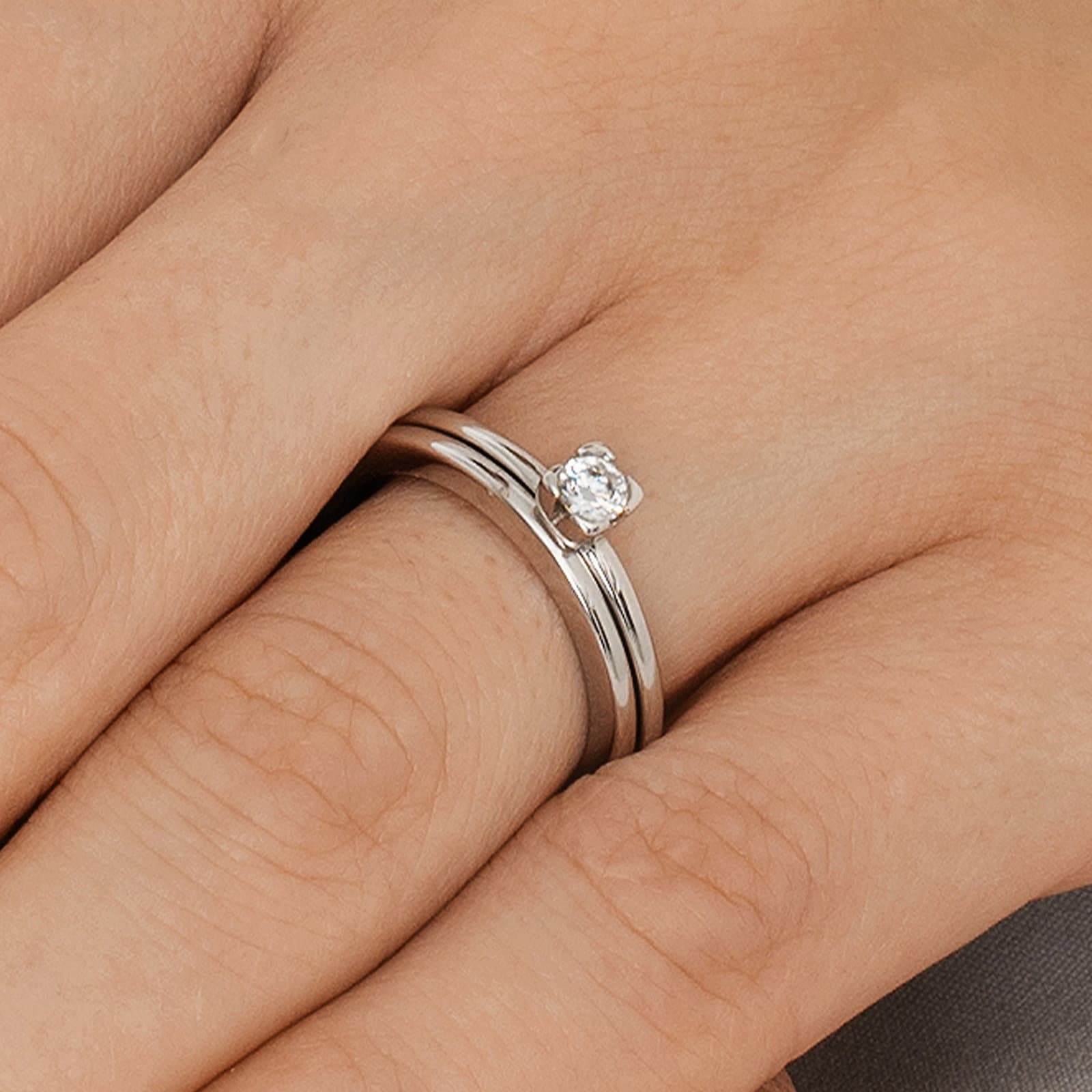Love Love Bead Wedding Ring 0.19 ct - undefined 9 - Efva Attling