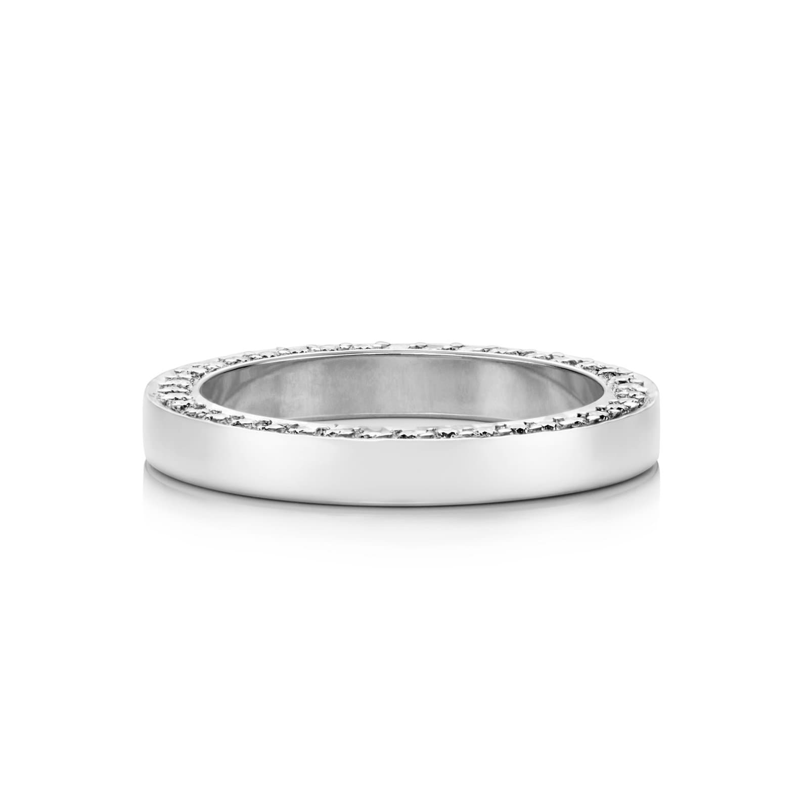 Half Half Round & Stars On Side Ring - undefined 4 - Efva Attling
