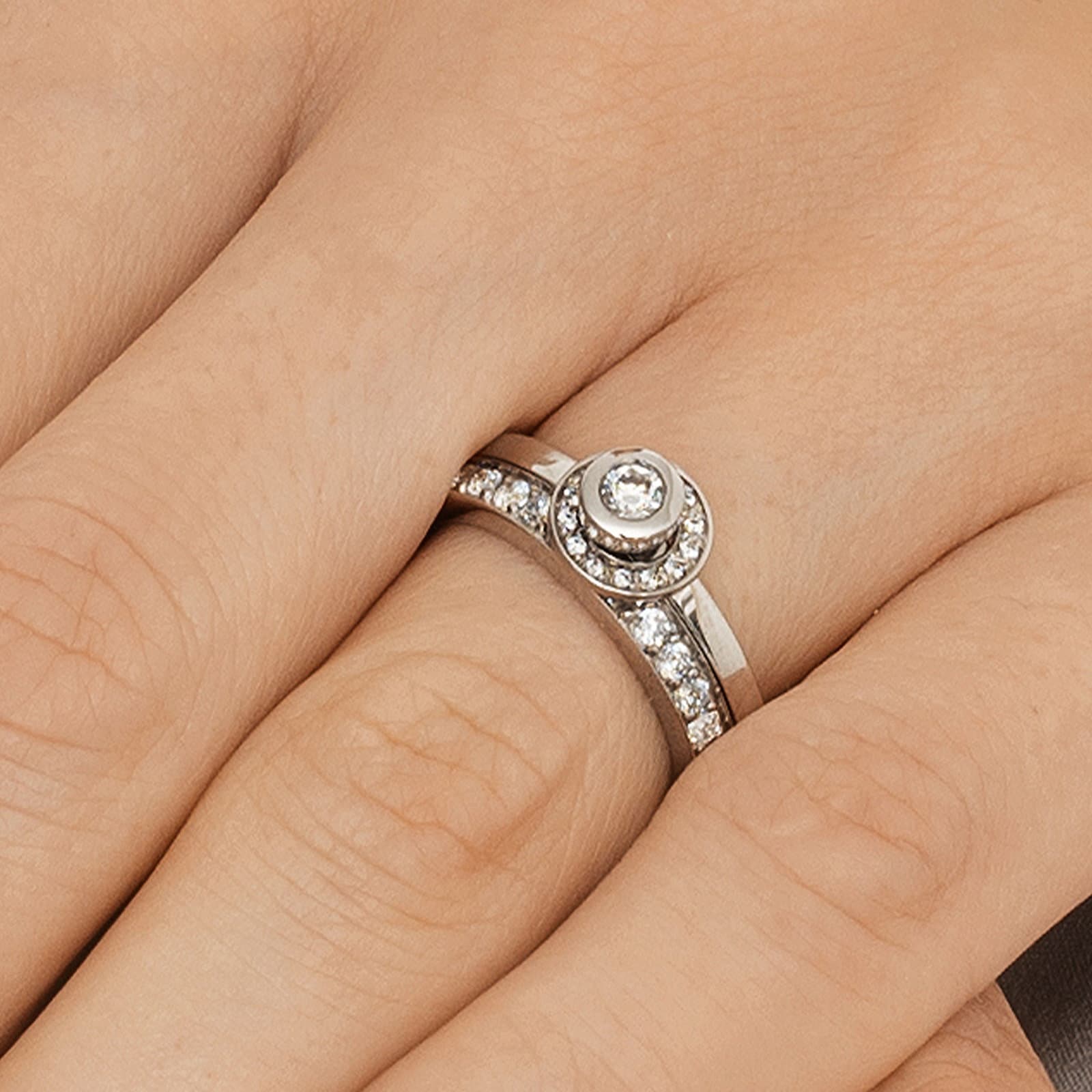 AVO AVO Wedding Ring 0.12 ct - undefined 5 - Efva Attling