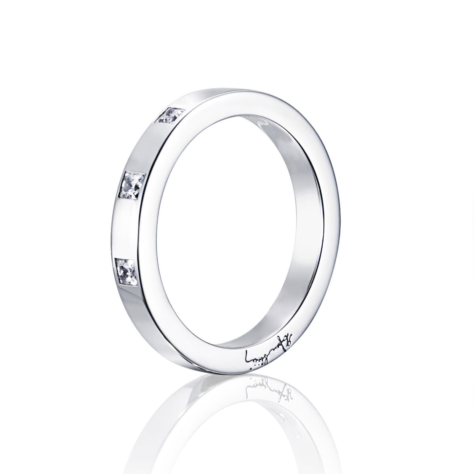 High High & I Love You On Top Thin Ring - undefined 1 - Efva Attling