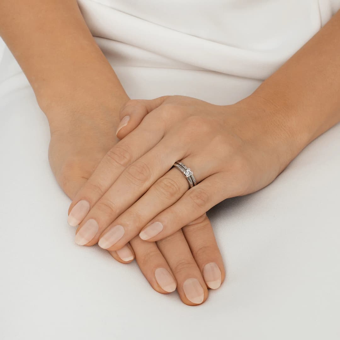 High & I Love You On Top Thin Ring