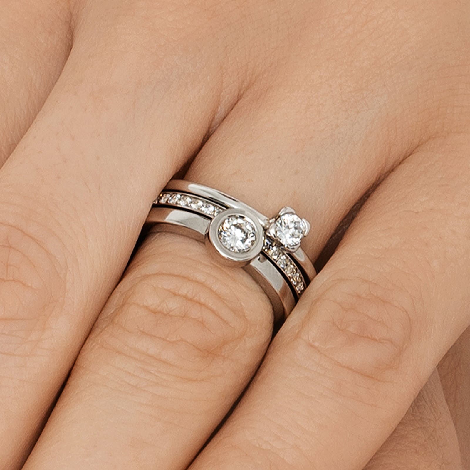 The The Wedding Thin Ring 0.40 ct - undefined 9 - Efva Attling