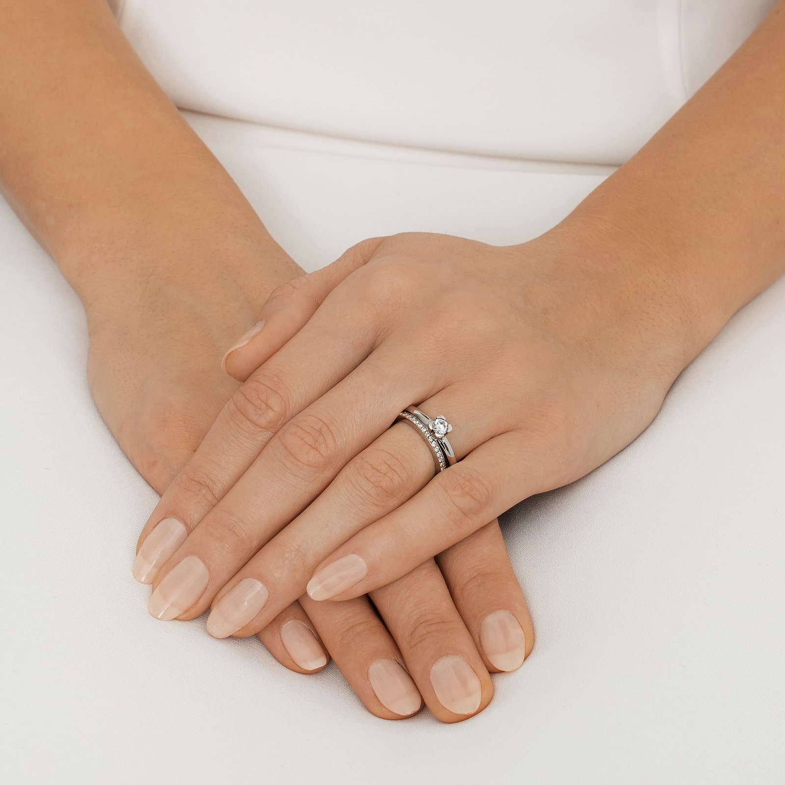 Love Love Bead Wedding Ring 0.30 ct - undefined 2 - Efva Attling
