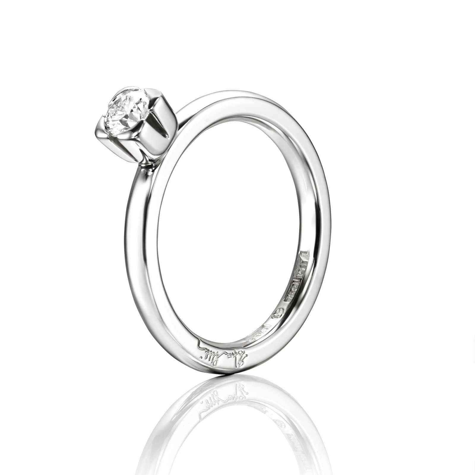 Love Love Bead Wedding Ring 0.30 ct - undefined 3 - Efva Attling