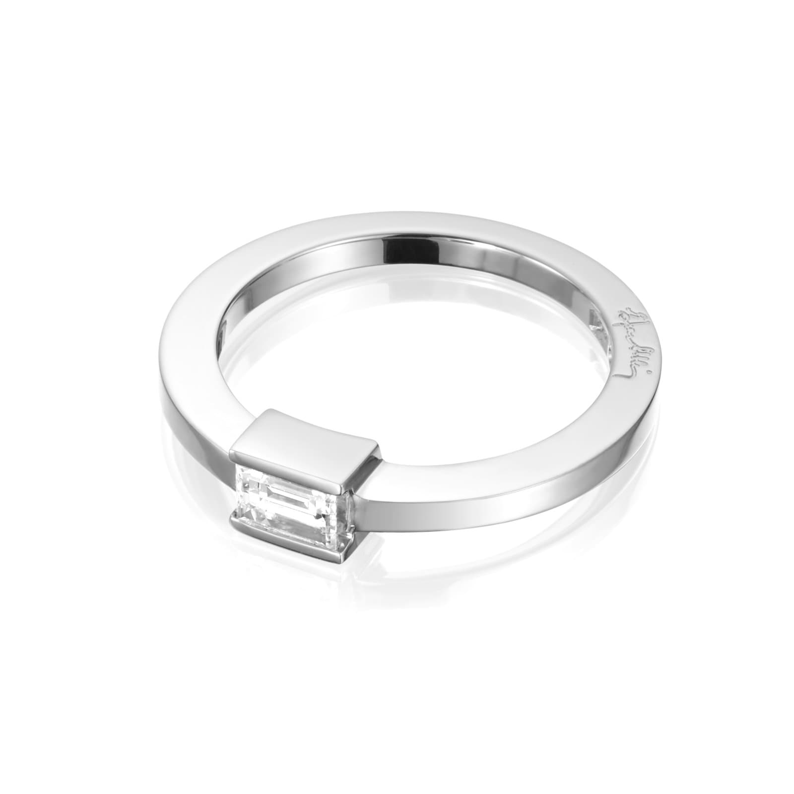 Deco Deco Wedding Ring 0.36 ct - undefined 5 - Efva Attling