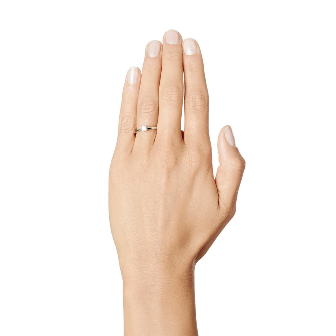 Love Bead Wedding Ring 0.19 ct