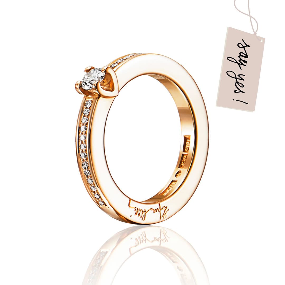 Heart To Heart Ring 0.19 ct.