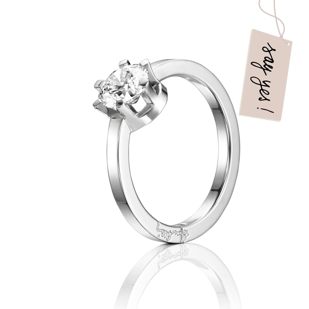 Crown Wedding Ring 1.0 ct