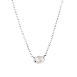 Love Bead Necklace - Rose Quartz