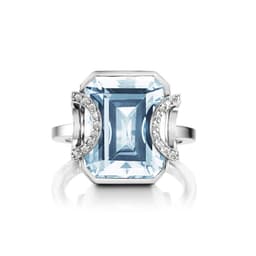 Little Magic Star Ring - Aquamarine.