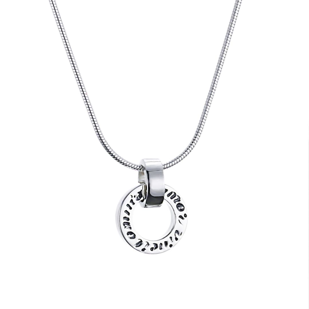 Ring Around Pendant - Amor Vincit Omnia
