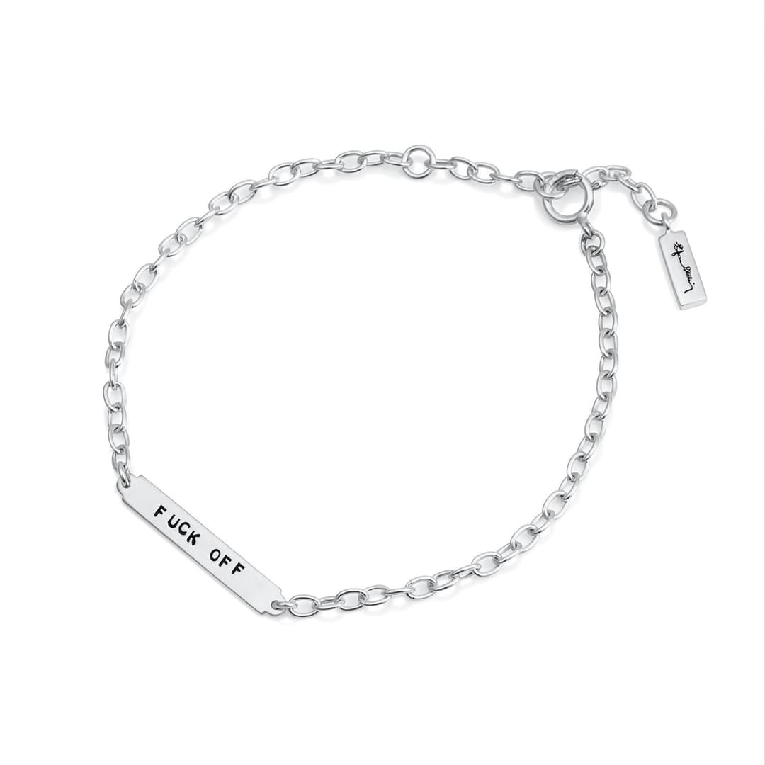Power Plates Bracelet - Fuck Off