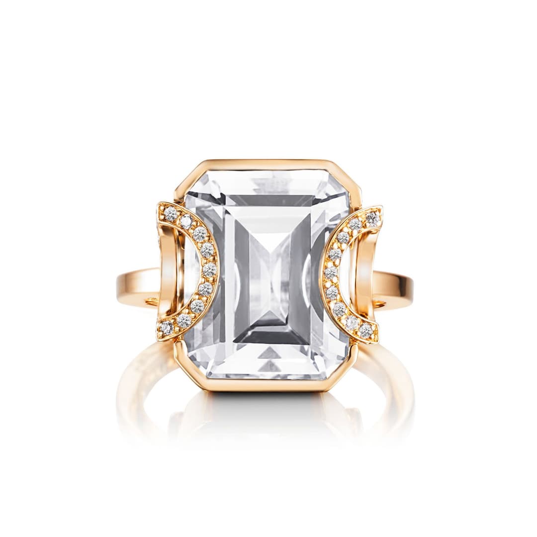 Little Magic Star Ring - Crystal Quartz.