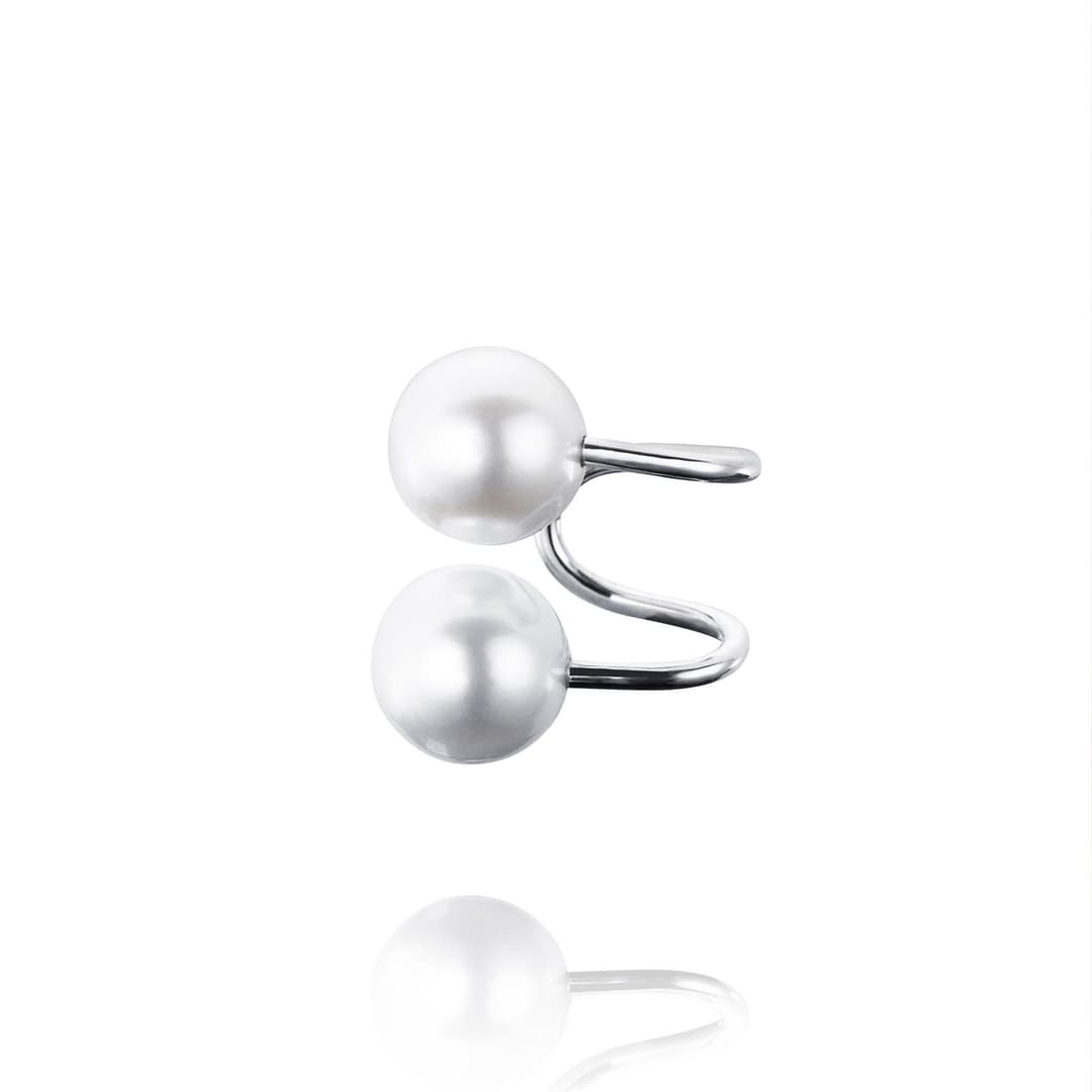 Balls Pearl Earcuff.
