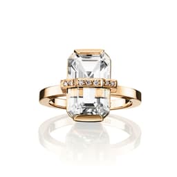 Little Bend Over Ring - Crystal Quartz.