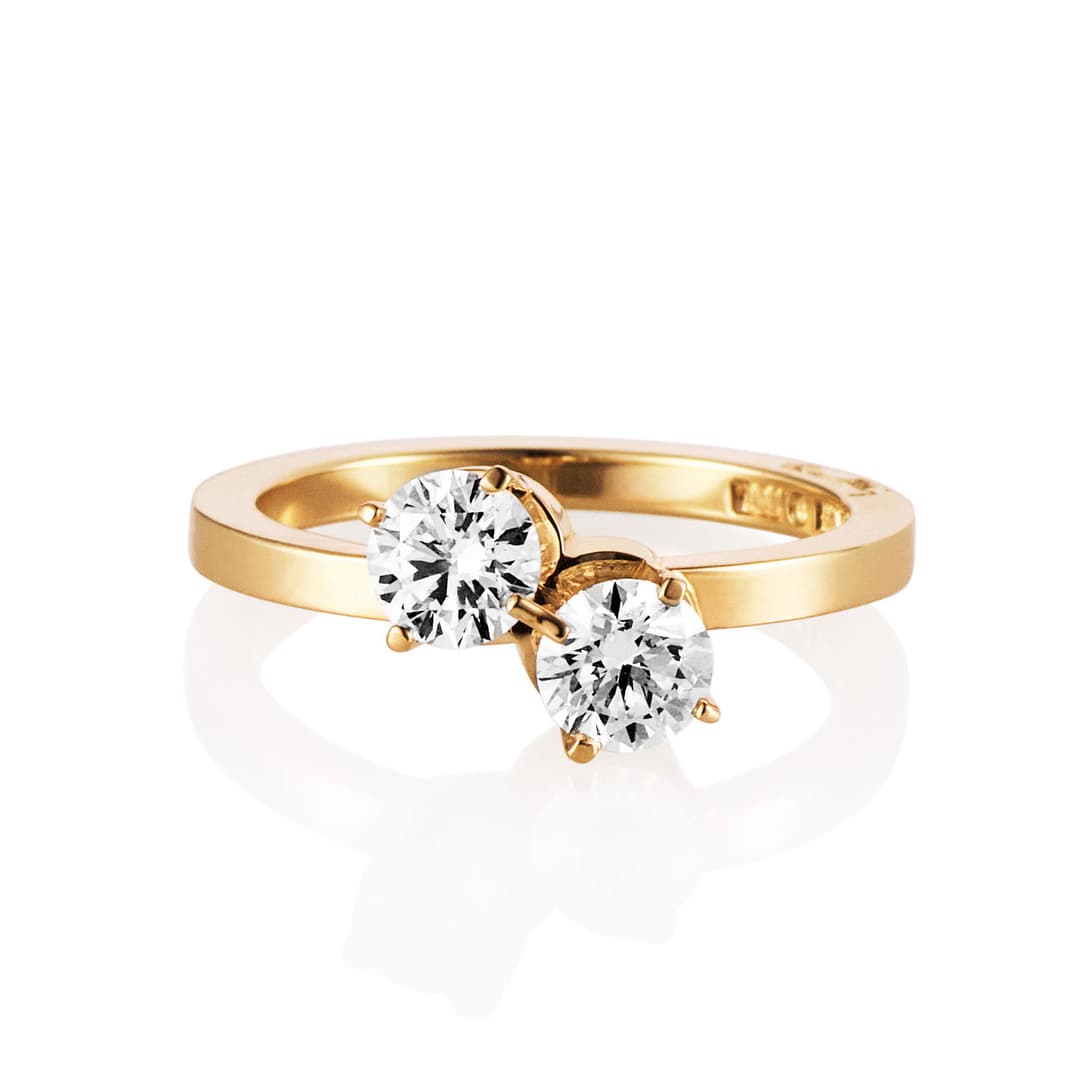 Twin Star Ring 1.0 ct